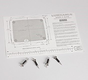 LOWRANCE HOOK 7 FLUSH MOUNT KIT Suits all Elite, Hook models 7HDI, 7X